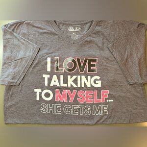 #TakeThat Charcoal Distressed Graphic Short Sleeve Tee